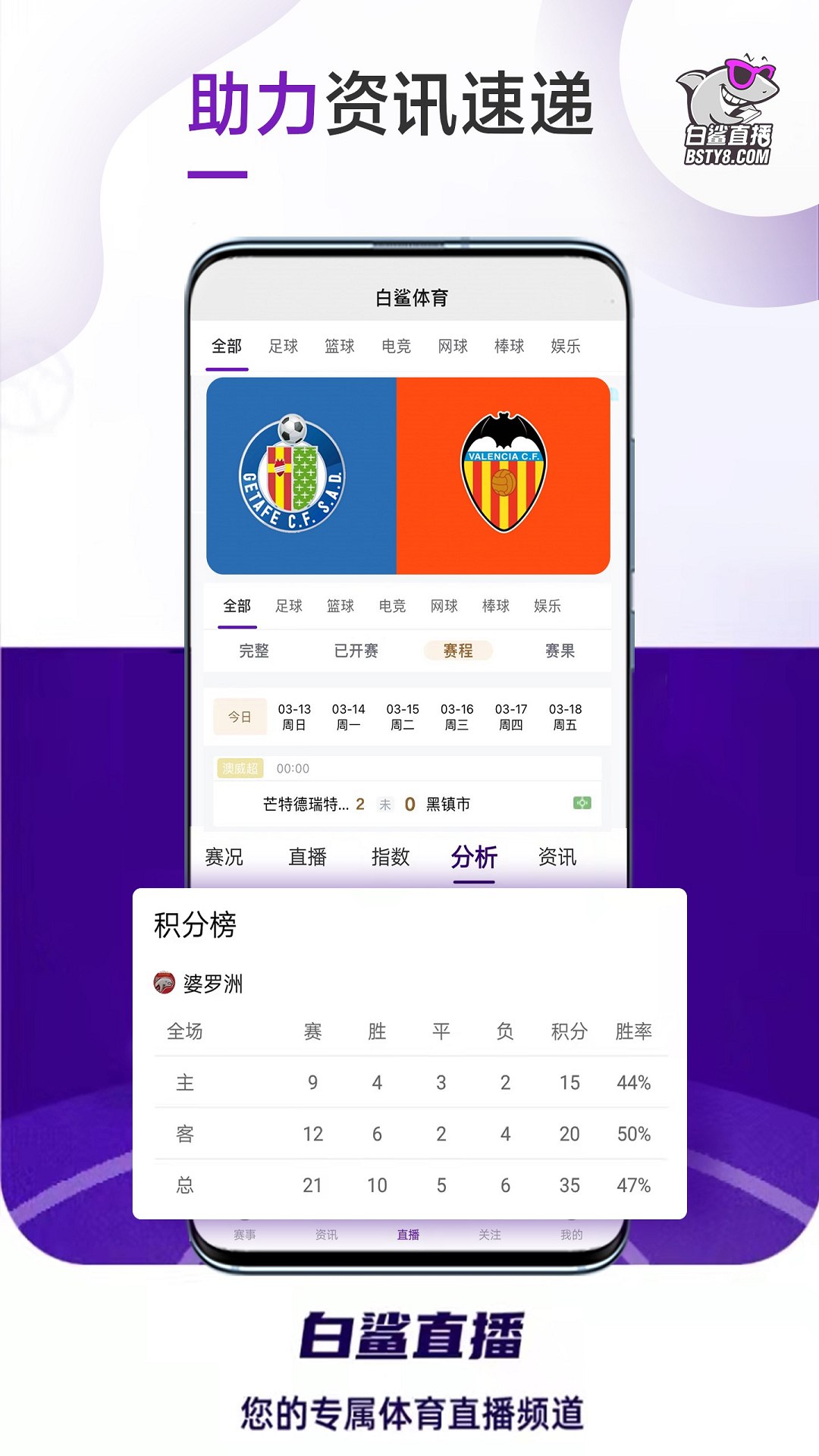 白鯊直播手機版app