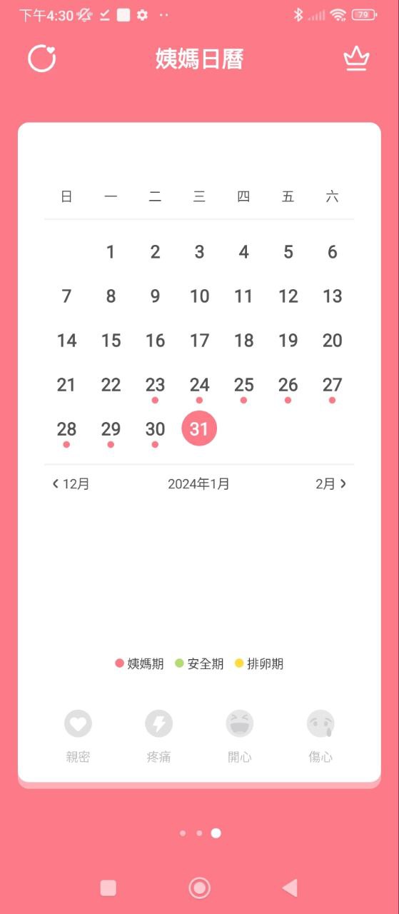 姨媽來咯app怎么修改數據